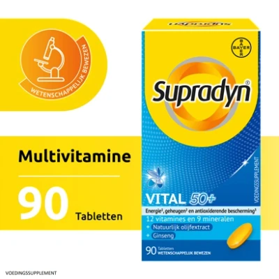 Afbeelding van Supradyn Vital 50+ Filmomh Tabl 90