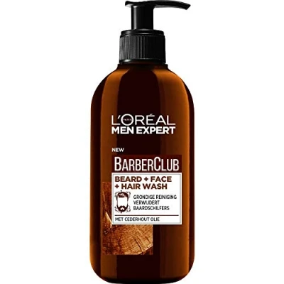 Image de L’Oréal Paris Men Expert BarberClub Soin Barbe Nettoyant visage et capillaire 200 ml