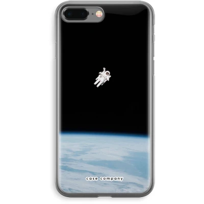 Afbeelding van Case Company® hoesje geschikt voor iPhone 8 Plus Alone in Space Soft Cover Telefoonhoesje Bescherming aan alle Kanten en Schermrand