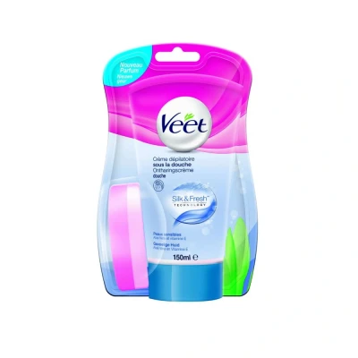 Afbeelding van Veet Ontharingscreme Douche Gevoelige Huid 150ML