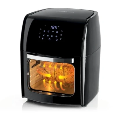 Afbeelding van GOURMETmaxx Digitale Hetelucht Friteuse XL Oven 12l 1800 Watt Zwart