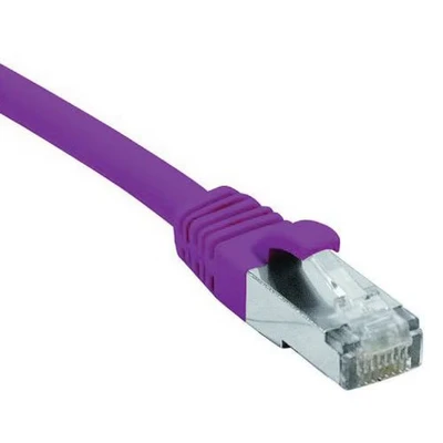 Image de Cordon RJ45 catégorie 6 F/UTP LSOH snagless violet 10 m