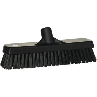 Afbeelding van Vikan Schrobbers en Luiwagens Harde Vloerschrobber Met Polyester Vezels 305x85x110mm Vezellengte: 45mm Zwart