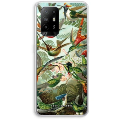 Afbeelding van Case Company® hoesje geschikt voor Oppo A94 5G Haeckel Trochilidae Soft Cover Telefoonhoesje Bescherming aan alle Kanten en Schermrand