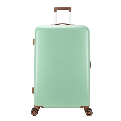 Afbeelding van Decent Retro Koffer Groot 76 cm Olive Light Green