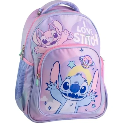 Afbeelding van Schoolrugzak Stitch Lila 32 x 5,5 45 cm