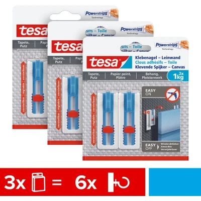 Afbeelding van tesa 77778 Klepagel scherm verstelbaar Wit Inhoud: 6 stuk(s)