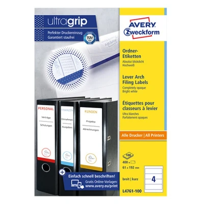 Image de Avery File Folder Labels étiquettes pour dossiers 100 étiquette(s)