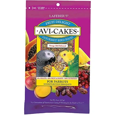 Afbeelding van Lafeber Avi Cakes Fruit Delight Parrot Vogelvoer 227 g