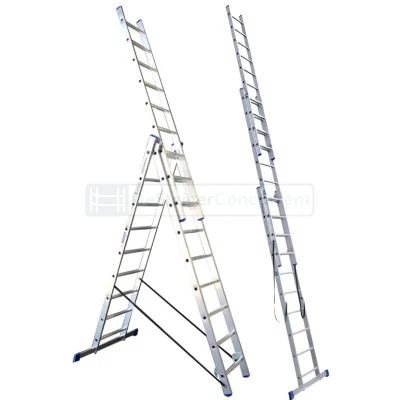 Afbeelding van Alumexx 3 delige Reformladder 3x9 Sporten