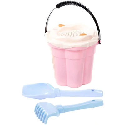 Afbeelding van Cavallino Toys Klassieke Emmerset Roze, 4dlg.