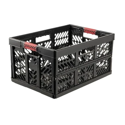 Afbeelding van Keeeper Opvouwbare transportmand, met zachte handgrepen, 54 x 37 28 cm, Ben, Eco, polypropyleen, zwart, cm