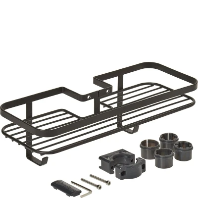 Afbeelding van Metaltex Doucherek 29x11x15 cm Zwart/Metaal