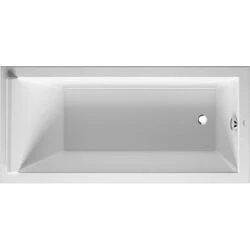 Afbeelding van Duravit Starck kunststof inbouwbad acryl rechthoekig 170x80x46cm wit