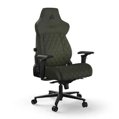 Afbeelding van CORSAIR TC500 LUXE Gamingstoel, hoogwaardige ademende stof, brede stoelen, in vijf richtingen verstelbare armleuningen, lendensteun, Sherwood