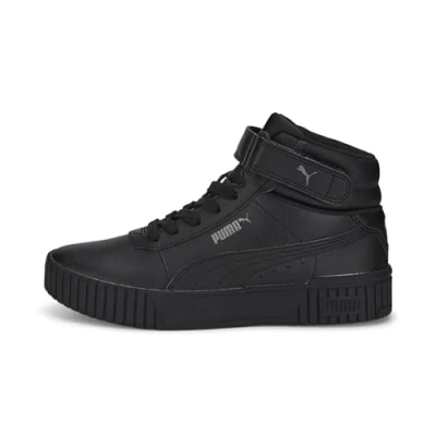 Afbeelding van Puma Carina 2.0 Mid Jr Meisjes Sneakers Black Dark Shadow Maat 35.5