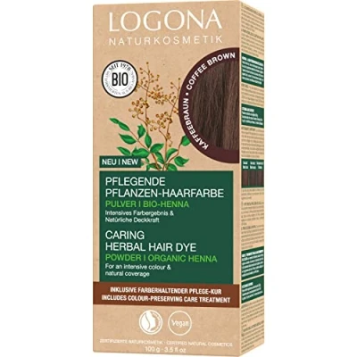 Afbeelding van LOGONA Herbal Hair Dye haarkleuring Bruin