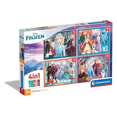 Afbeelding van Clementoni Puzzel 4 in 1 Frozen