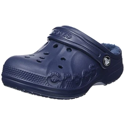 Afbeelding van Crocs Baya Lined Clog K Klompen voor kinderen, uniseks, Navy/Navy
