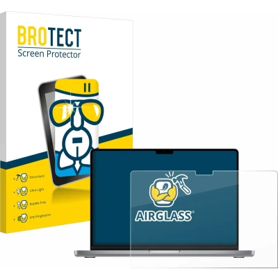 Afbeelding van BROTECT Screenprotector voor Apple MacBook Pro 14&quot; 2021 Folie Beschermfolie Beschermglas transparant