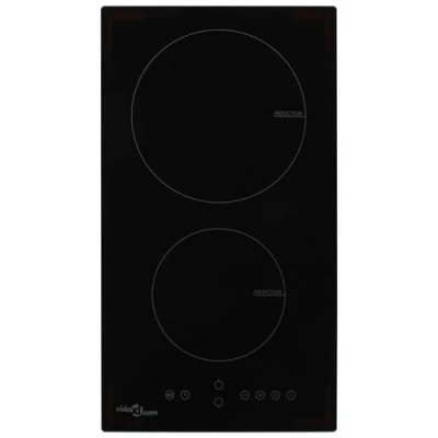 Image de vidaXL Plaque de cuisson à induction 2 brûleurs Contrôle tactile 3500W 50786