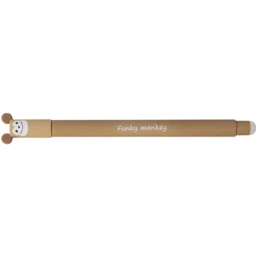 Afbeelding van Eberhard Faber gelpen Animal Erase It Aap schrijfkleur blauw uitwisbare pen EF 582110
