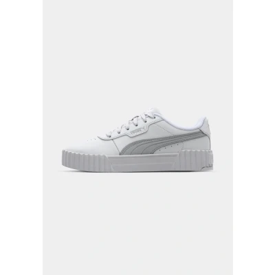 Afbeelding van Puma Carina Sneakers laag, Dames, Maat: 36, White silver Kunststof