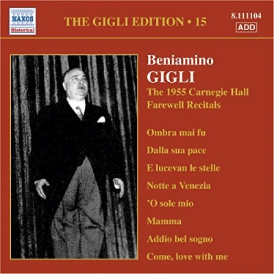 Afbeelding van Beniamino Gigli Volume 15 (CD)