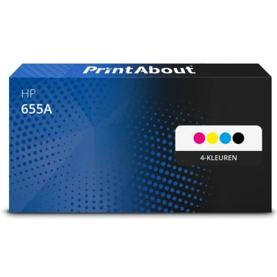 Afbeelding van Huismerk HP 655A (CF450A) Toner 4 kleuren Voordeelbundel