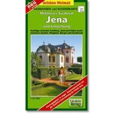 Afbeelding van Mittleres Saaletal, Jena und Umgebung 1:35 000
