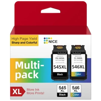 Afbeelding van Inktpatronen 545 546 XL, Neiber PG 545XL CL 546XL, vervanging voor Canon cartridge 546, zwart en kleur, Pixma TR4550, TS3150 TS3350, MG2950 MG2555s MG3050 MG2550