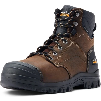 Afbeelding van Ariat Heren Treadfast Waterproof Steel Toe Werkschoen maat 44.5 brown