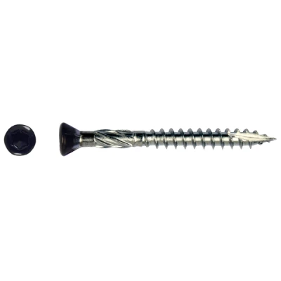 Afbeelding van RVS schroef voor potdekselplanken 4.0x30 200st ( met zwarte kop)