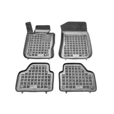 Afbeelding van REZAW PLAST 200712 Vloermatset Rubber voor en achter 4 Zwart Op maat gemaakt BMW: X1