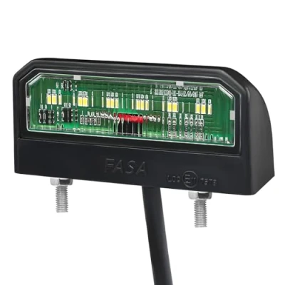 Afbeelding van Qiping led kentekenplaat, aanhangerverlichting, kentekenplaat voor 12 V/24 V, vrachtwagen, aanhanger, auto, voertuig, caravan,