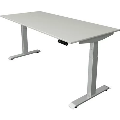 Afbeelding van Kerkmann Zit sta bureau Move 4 licht grijs 180x80cm elektrisch