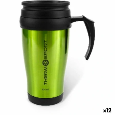 Afbeelding van Thermische Beker met Deksel ThermoSport 400 ml (12 Stuks)