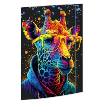 Afbeelding van RNK 45379 Neontekenmap 310 x 440 mm, documentenmap DIN A3, met elastische sluiting, 1 stuk
