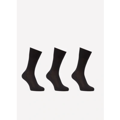 Afbeelding van Falke Tiago 3PACK Business &amp; Casual Sokken, Heren, Maat: 39 40, Black