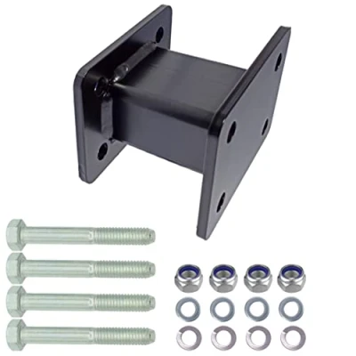 Afbeelding van XIMPLIO Aanhangerverlenging 75 mm adapter voor bevestigingsplaat AHK 4 gaats flensbal 83 x 56 gatafstand