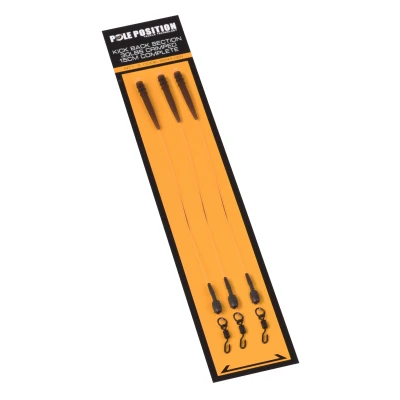 Image de Pole Position Kickback Section 15Cm Crimped Complete Bas de ligne carpe