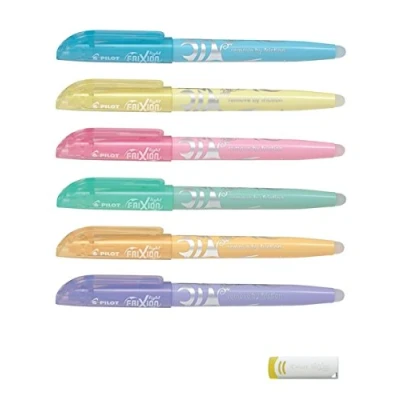Afbeelding van Markeerstift PILOT Frixion Soft set à 6 kleuren