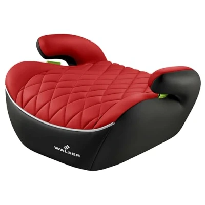 Afbeelding van kinderzitje Andy, Premium zitverhoger auto ECE R 129 gekeurd, zwart/rood