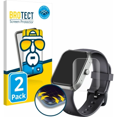 Afbeelding van BROTECT Volledige afdekbescherming, Smartwatch beschermfolie, Transparant