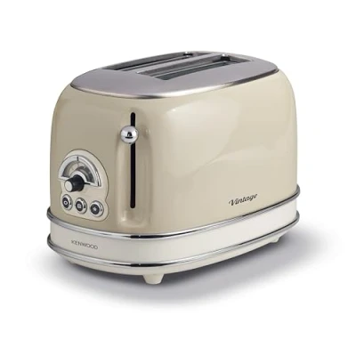 Afbeelding van Ariete 0155/13 Vintage broodrooster 2 sneden 6 standen 810 Watt Beige
