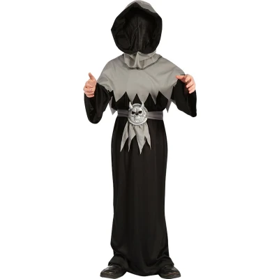 Afbeelding van Boland Kostuum Skull demon (7 9 jr) Kinderen Skelet Halloween verkleedkleding Reaper Horror