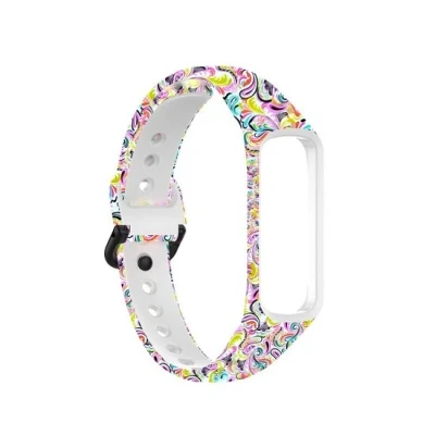 Afbeelding van Siliconen band met print Sierlijk Samsung Galaxy Watch Fit 2
