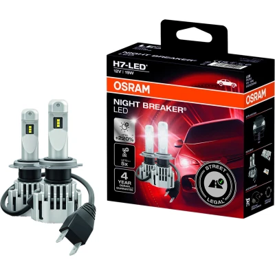 Afbeelding van Osram Night Breaker LED H7 64210DWNB set goedgekeurd in Nederland