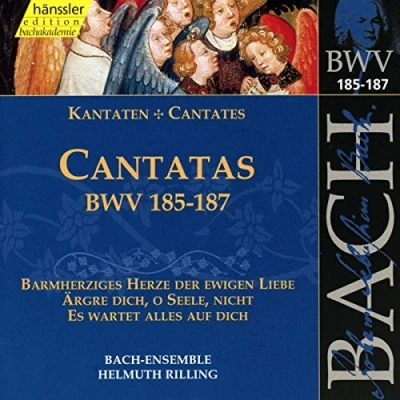 Afbeelding van Bach Ensemble, Helmuth Rilling J.S. Bach: Cantatas Bwv 185 187 (CD)