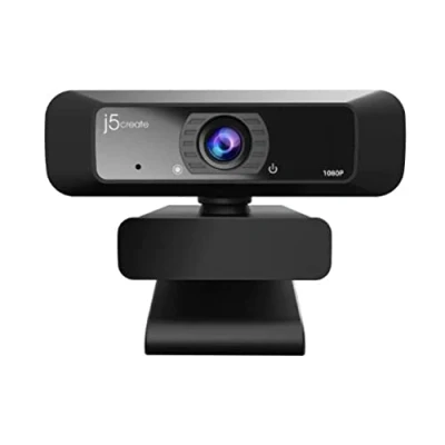 Afbeelding van j5Create JVCU100 USB Webcam 1080P 30 fps (2 Mpx), Webcam, Zwart
